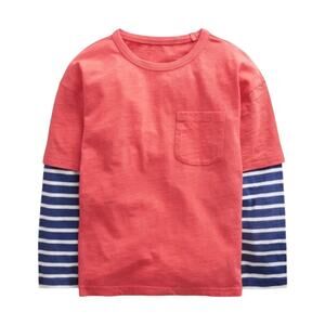 🆕 Mini Boden NWT 4/5 Yrs Long Layered Tee Shirt